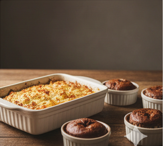 plat four & ramequin