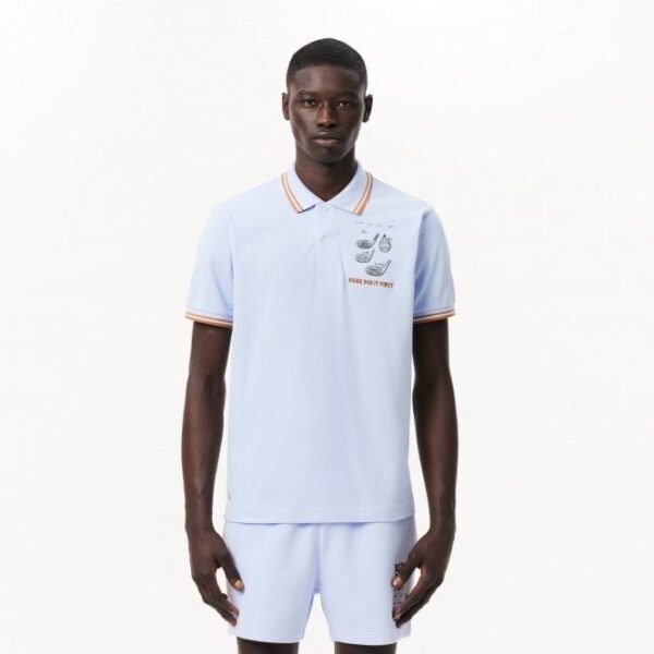 polo lacoste l12.12 classic fit phoenix blue