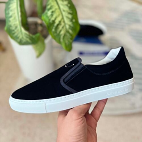 chaussure jacob cohen velours bleu nuit
