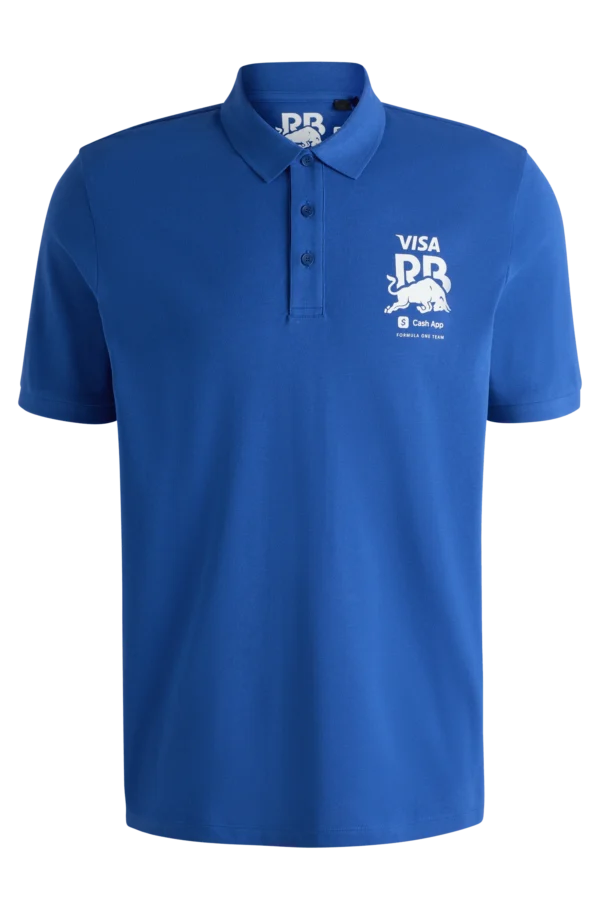 polo hugo x visa cash app racing bulls f1 bleu