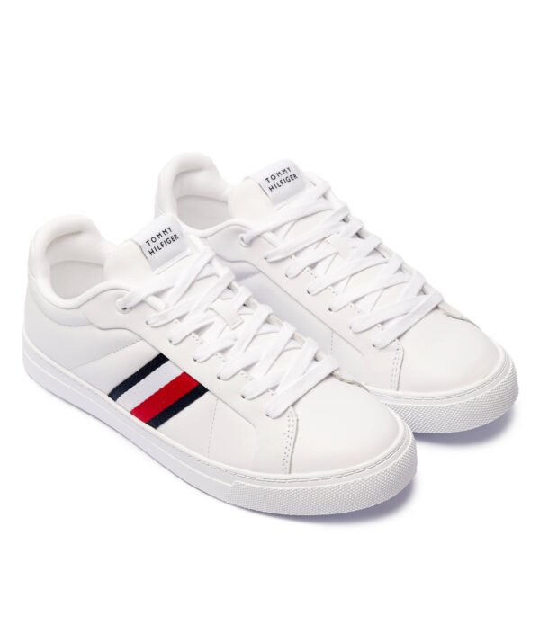 basket tommy hilfiger court icon blanche