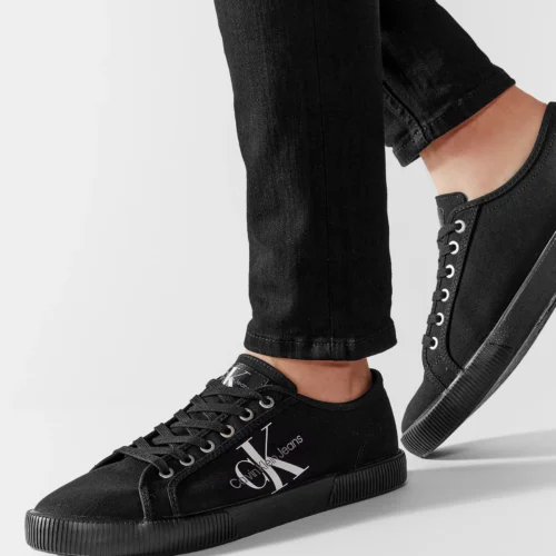 basket calvin klein jeans vulcanized noir