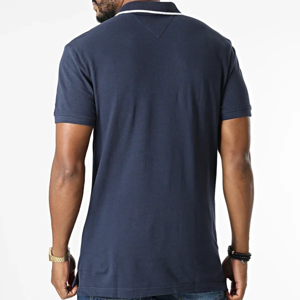 polo tommy jeans timeless bleu marine