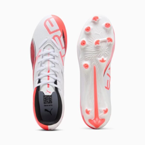 soulier puma ultra 5 play fg/ag blanc