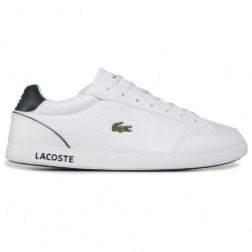 basket lacoste graduate cap blanche